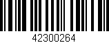 Código de barras (EAN, GTIN, SKU, ISBN): '42300264'