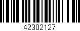 Código de barras (EAN, GTIN, SKU, ISBN): '42302127'