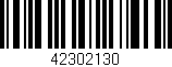 Código de barras (EAN, GTIN, SKU, ISBN): '42302130'