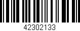 Código de barras (EAN, GTIN, SKU, ISBN): '42302133'
