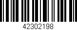 Código de barras (EAN, GTIN, SKU, ISBN): '42302198'