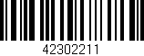 Código de barras (EAN, GTIN, SKU, ISBN): '42302211'