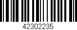 Código de barras (EAN, GTIN, SKU, ISBN): '42302235'