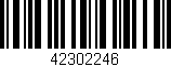 Código de barras (EAN, GTIN, SKU, ISBN): '42302246'
