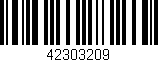 Código de barras (EAN, GTIN, SKU, ISBN): '42303209'