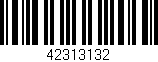 Código de barras (EAN, GTIN, SKU, ISBN): '42313132'