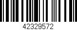 Código de barras (EAN, GTIN, SKU, ISBN): '42329572'