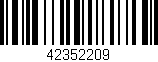 Código de barras (EAN, GTIN, SKU, ISBN): '42352209'