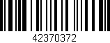 Código de barras (EAN, GTIN, SKU, ISBN): '42370372'