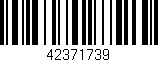 Código de barras (EAN, GTIN, SKU, ISBN): '42371739'