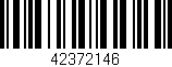 Código de barras (EAN, GTIN, SKU, ISBN): '42372146'