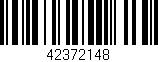 Código de barras (EAN, GTIN, SKU, ISBN): '42372148'