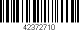 Código de barras (EAN, GTIN, SKU, ISBN): '42372710'