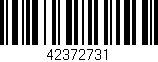 Código de barras (EAN, GTIN, SKU, ISBN): '42372731'