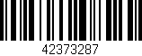 Código de barras (EAN, GTIN, SKU, ISBN): '42373287'