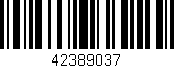 Código de barras (EAN, GTIN, SKU, ISBN): '42389037'