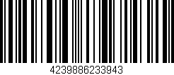 Código de barras (EAN, GTIN, SKU, ISBN): '4239886233943'