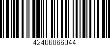 Código de barras (EAN, GTIN, SKU, ISBN): '42406066044'