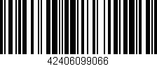 Código de barras (EAN, GTIN, SKU, ISBN): '42406099066'