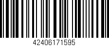 Código de barras (EAN, GTIN, SKU, ISBN): '42406171595'