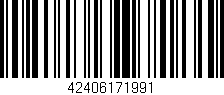 Código de barras (EAN, GTIN, SKU, ISBN): '42406171991'
