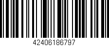 Código de barras (EAN, GTIN, SKU, ISBN): '42406186797'