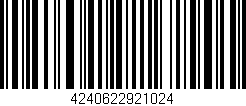 Código de barras (EAN, GTIN, SKU, ISBN): '4240622921024'