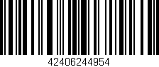 Código de barras (EAN, GTIN, SKU, ISBN): '42406244954'