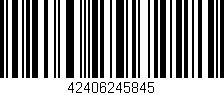 Código de barras (EAN, GTIN, SKU, ISBN): '42406245845'
