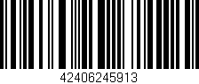 Código de barras (EAN, GTIN, SKU, ISBN): '42406245913'