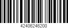 Código de barras (EAN, GTIN, SKU, ISBN): '42406246200'