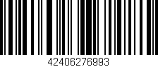 Código de barras (EAN, GTIN, SKU, ISBN): '42406276993'