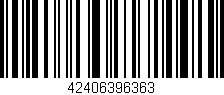 Código de barras (EAN, GTIN, SKU, ISBN): '42406396363'