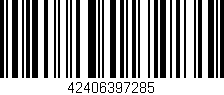 Código de barras (EAN, GTIN, SKU, ISBN): '42406397285'