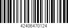 Código de barras (EAN, GTIN, SKU, ISBN): '42406470124'