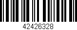 Código de barras (EAN, GTIN, SKU, ISBN): '42426328'
