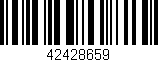 Código de barras (EAN, GTIN, SKU, ISBN): '42428659'