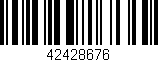 Código de barras (EAN, GTIN, SKU, ISBN): '42428676'