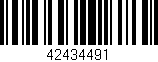 Código de barras (EAN, GTIN, SKU, ISBN): '42434491'