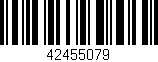 Código de barras (EAN, GTIN, SKU, ISBN): '42455079'