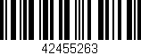 Código de barras (EAN, GTIN, SKU, ISBN): '42455263'