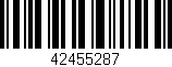 Código de barras (EAN, GTIN, SKU, ISBN): '42455287'