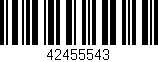 Código de barras (EAN, GTIN, SKU, ISBN): '42455543'