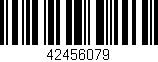 Código de barras (EAN, GTIN, SKU, ISBN): '42456079'