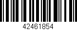 Código de barras (EAN, GTIN, SKU, ISBN): '42461854'