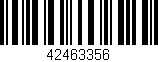 Código de barras (EAN, GTIN, SKU, ISBN): '42463356'