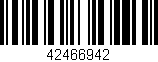 Código de barras (EAN, GTIN, SKU, ISBN): '42466942'