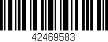 Código de barras (EAN, GTIN, SKU, ISBN): '42469583'