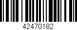 Código de barras (EAN, GTIN, SKU, ISBN): '42470182'
