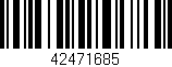Código de barras (EAN, GTIN, SKU, ISBN): '42471685'